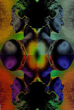 Quadbright graphics and photography piece